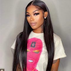Popular Full density 13x4 Lace Frontal Wig Silky Straight