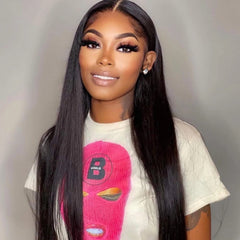 Popular Full density 13x4 Lace Frontal Wig Silky Straight